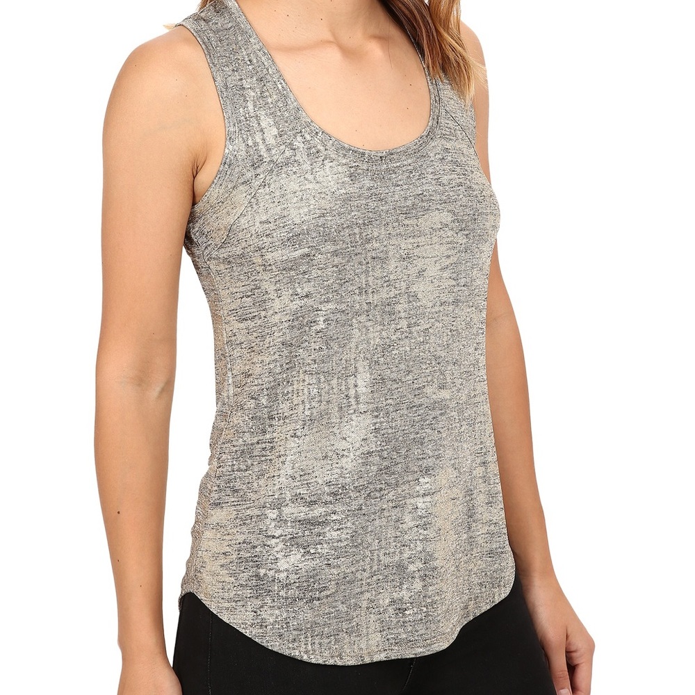 Sam Edelman gold foil tank